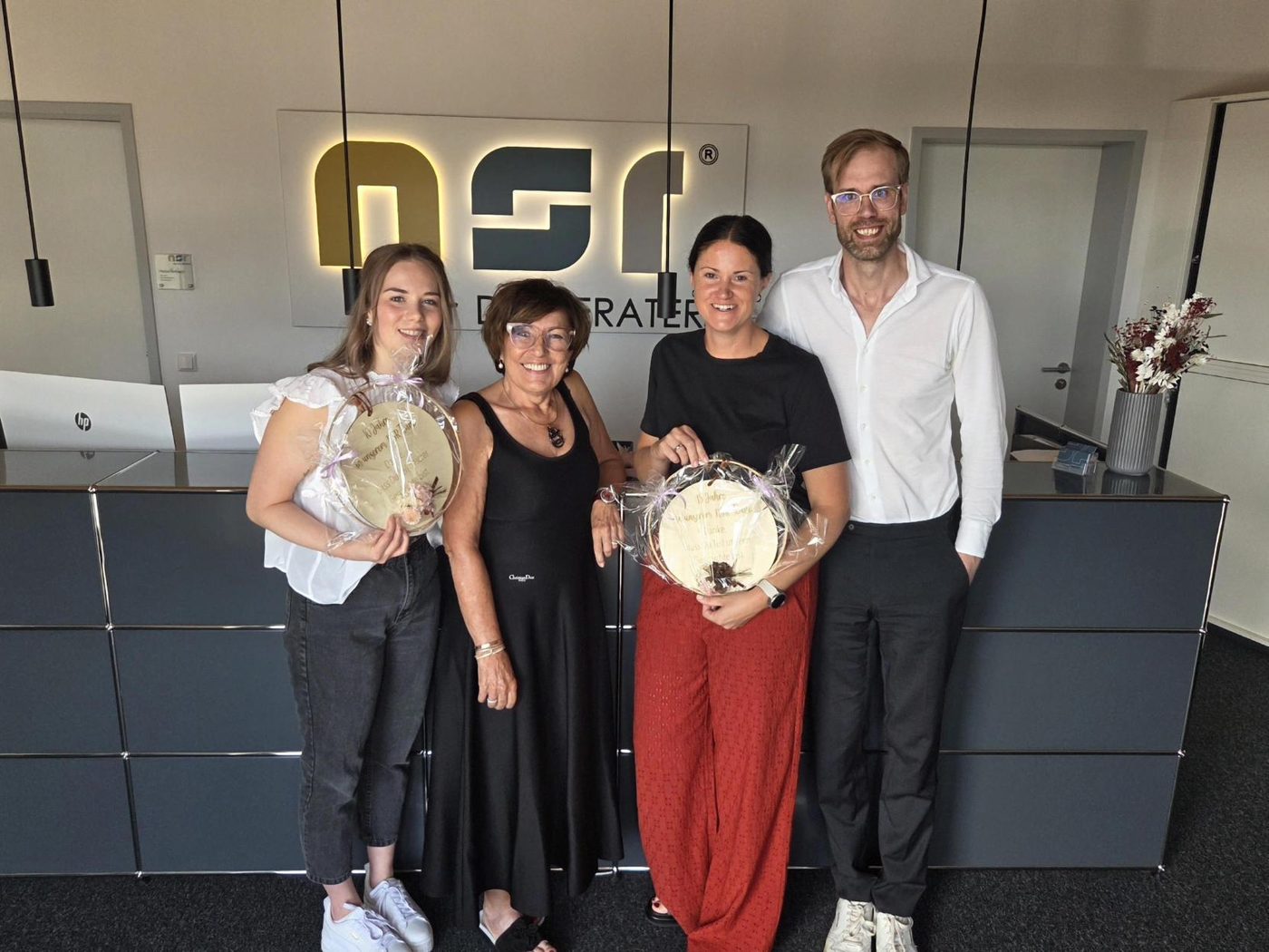 NSR-Team am Empfang bei einer Jubiläums-Ehrung